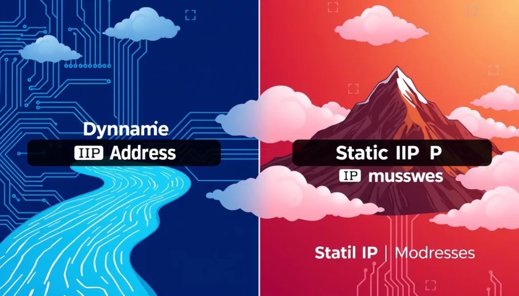 IP dinâmico vs. estático