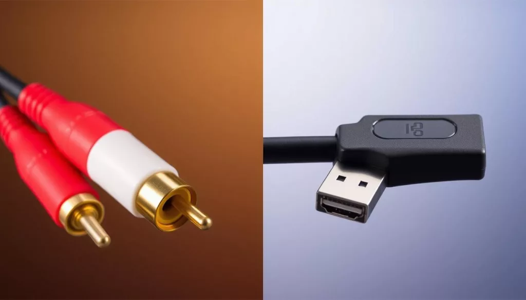 cabo RCA vs HDMI